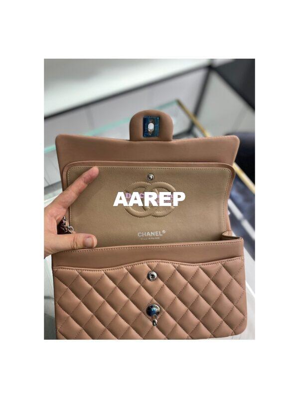 Replica Chanel CF 1112 Classic Flap Bag Lambskin in Dark Beige 21