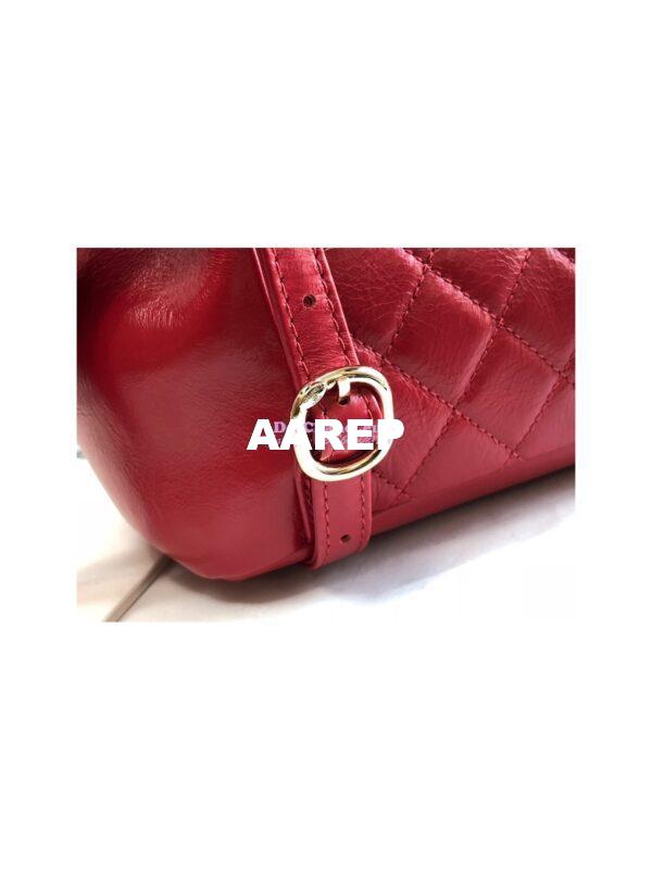 Replica Chanel 22K Mini Duma Backpack in Aged Calfskin AS2908 Red 8