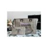 Replica Chanel Large Tote 2 in 1 Mixed Fibers & Woolen Deauville Bag A66941 Black