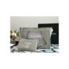 Replica Chanel Small 2 in 1 Mixed Fibers & Woolen Deauville Bag A67001 Black Grey