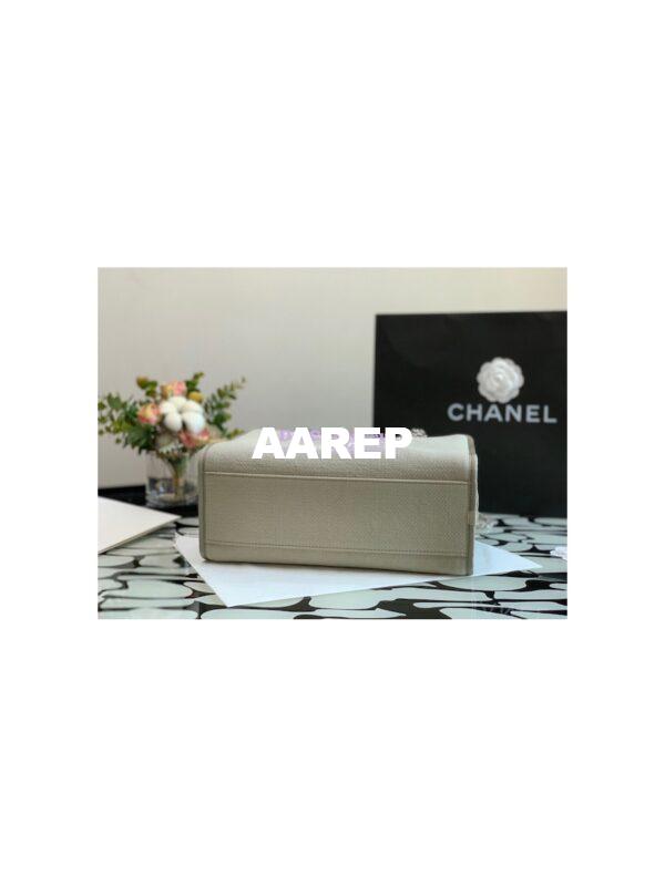 Replica Chanel Bowling Mixed Fibers & Woolen Deauville Bowling Bag A92749 Grey 18