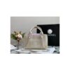 Replica Chanel Quilted Mini Classic Flap Black Lambskin Bag with Pink Gold Hardware 2