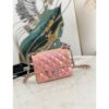 Replica Chanel CF 1112 Quilted Medium Classic Flap Bag in Grained Calfskin Light Blue 2