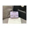 Replica Chanel Mini Flap Bag in Lambskin with Pearls Chain AS2855 White 2