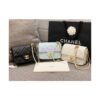 Replica Chanel Mini Flap Bag in Lambskin with Pearls Chain AS2855 Black 2