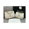 Replica Chanel Mini Pearl Flap Bag AS3000 AS3001 in Black Calfskin 2