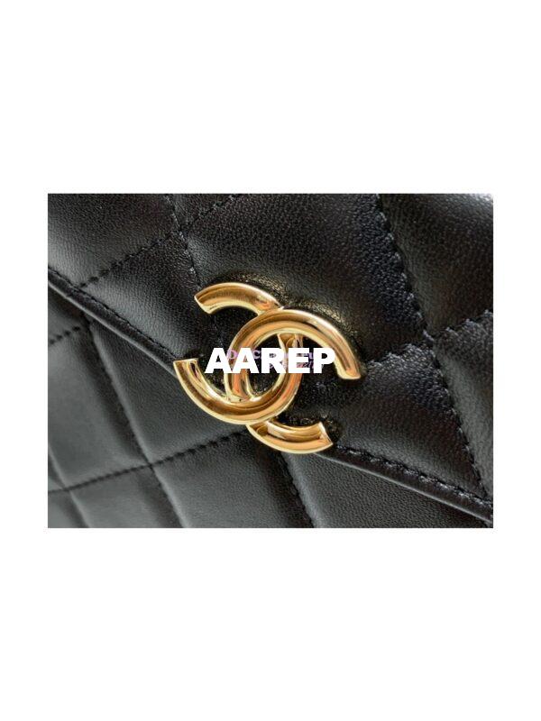 Replica Chanel Lambskin Small Box Bag AS2877 Black 3