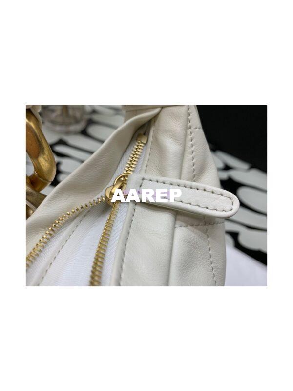 Replica Chanel Calfskin Hobo Bag AS2910 White 8