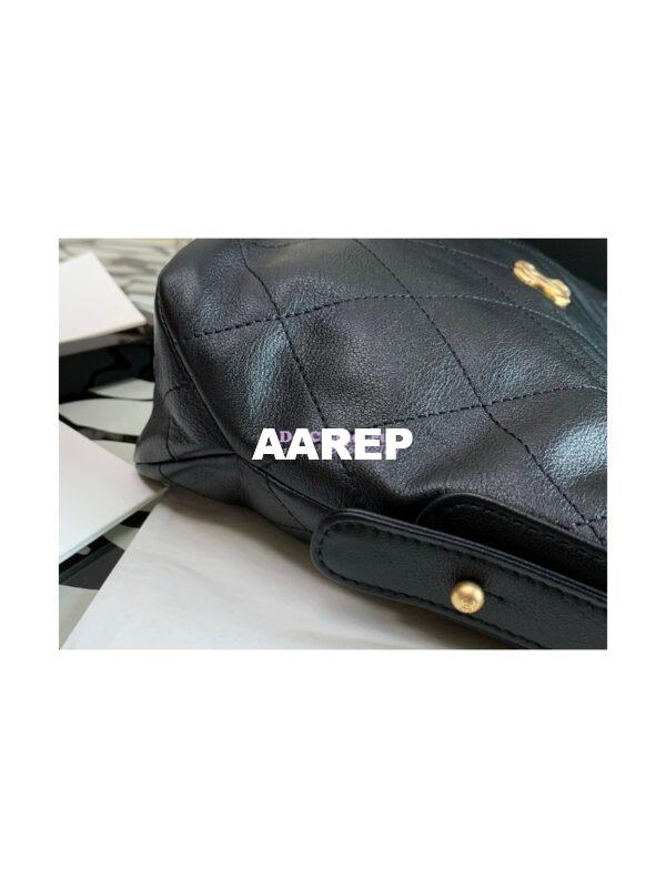 Replica Chanel Calfskin Hobo Bag AS2910 Black 5