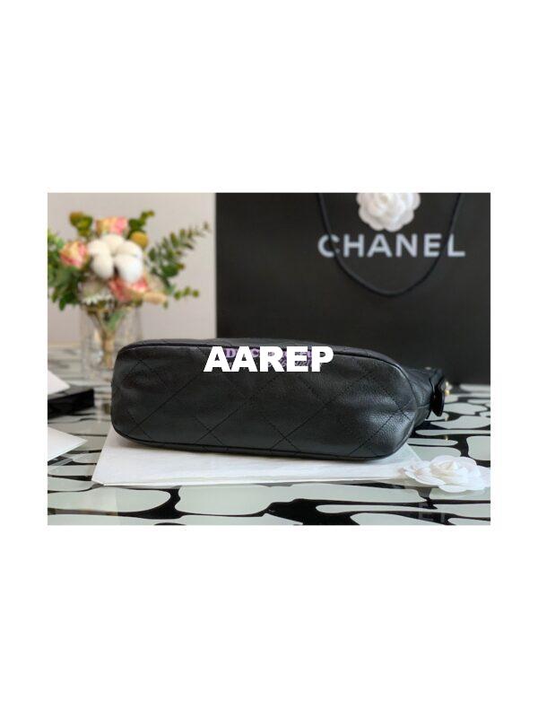 Replica Chanel Calfskin Hobo Bag AS2910 Black 7