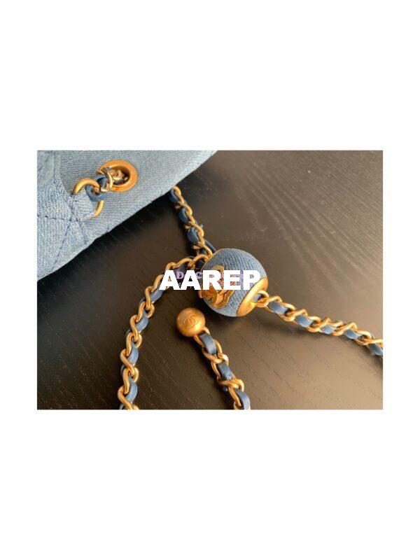 Replica Chanel Charm Strap Flap Bag AS1787 Denim 4