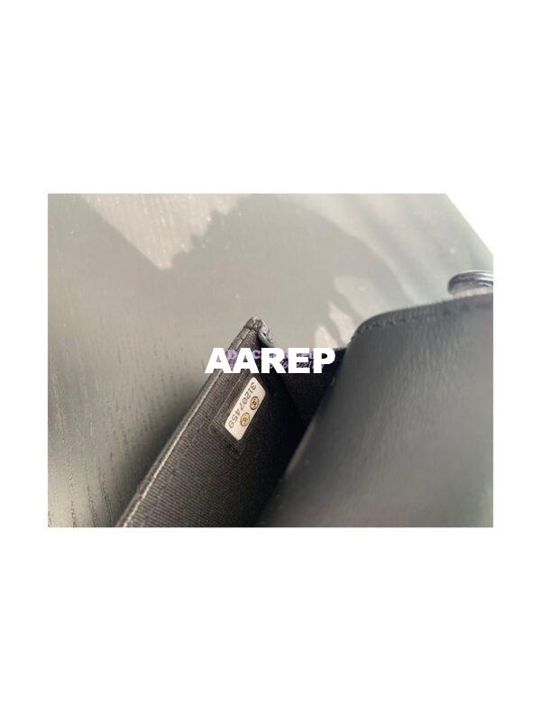 Replica Chanel Airpod Case in Black Goatskin AP2553 10