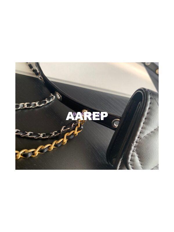Replica Chanel Belt Bag in Black Goatskin AP2549 7