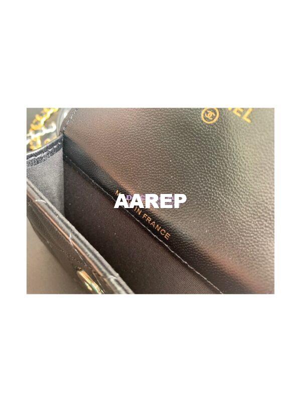 Replica Chanel Belt Bag in Black Goatskin AP2549 11
