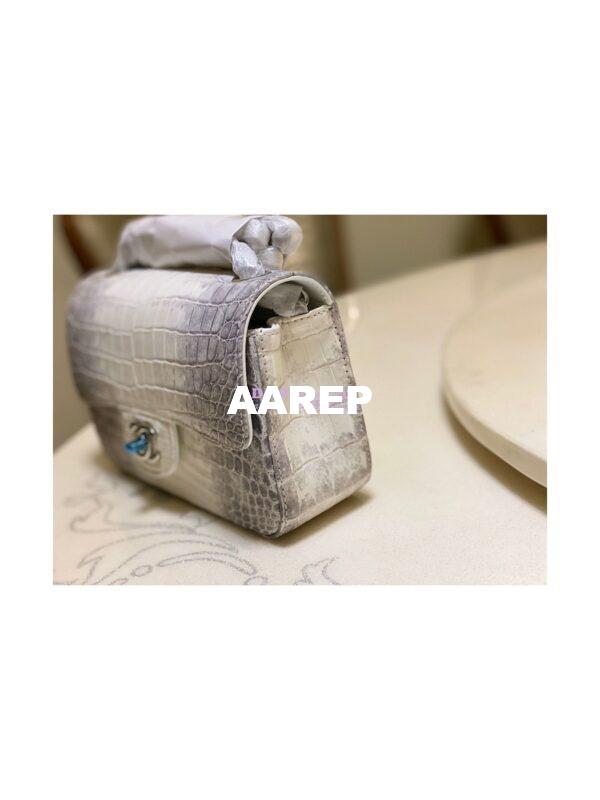 Replica Chanel Crocodile Himalayan Leather Small 20cm Classic Flap CF Bag 11 6