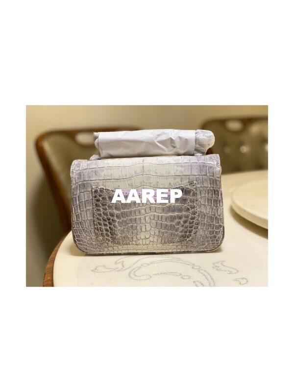 Replica Chanel Crocodile Himalayan Leather Small 20cm Classic Flap CF Bag 11 8
