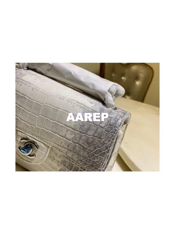Replica Chanel Crocodile Himalayan Leather Small 20cm Classic Flap CF Bag 11 9