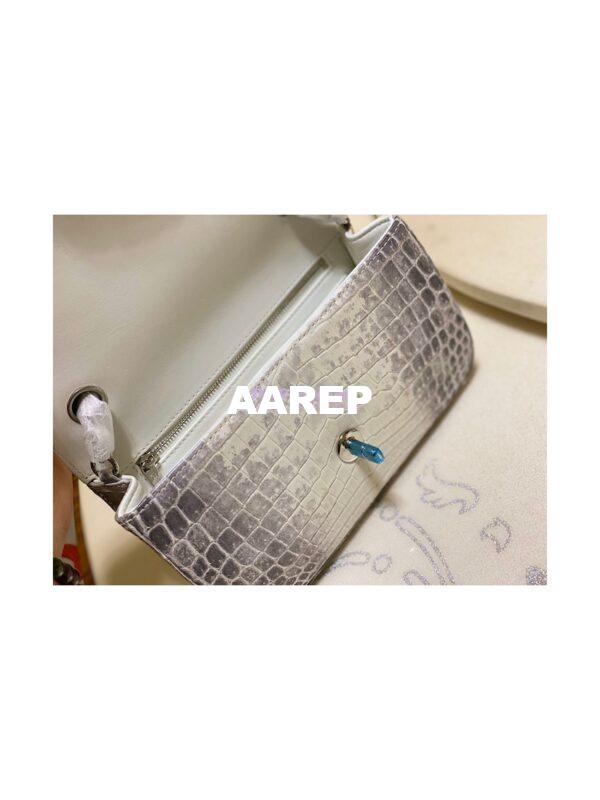 Replica Chanel Crocodile Himalayan Leather Small 20cm Classic Flap CF Bag 11 11