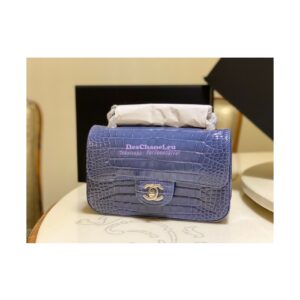 Replica Chanel Alligator Leather Small 20cm Classic Flap CF Bag 10 2