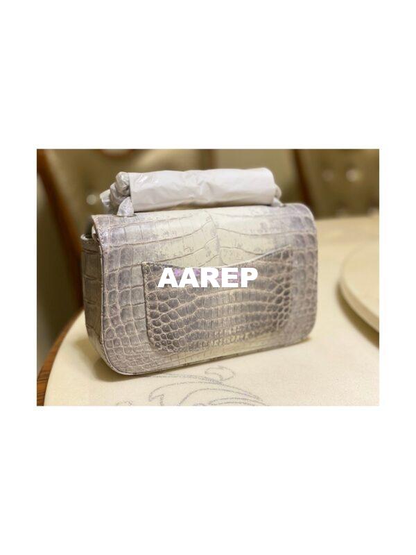Replica Chanel Crocodile Himalayan Leather Small 20cm Classic Flap CF Bag 11 21