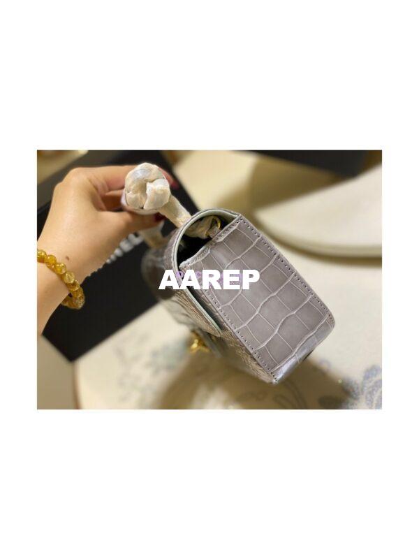 Replica Chanel Alligator Leather Small 20cm Classic Flap CF Bag 05 4