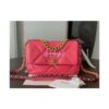 Replica Chanel 19 Small Flap Bag AS1160 Lambskin Black Silver