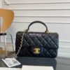 Replica Chanel Micro Mini Vanity Case 90s Vintage Patent Clutch 01919m Gold (Limited!) 2