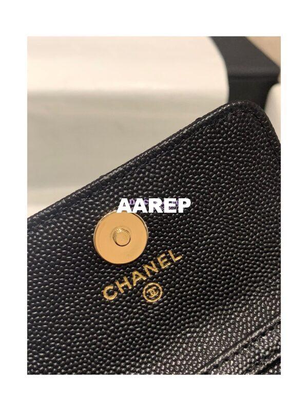 Replica Chanel Grained Calfskin Belt Bag AP2401 Black 9