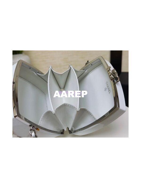 Replica Chanel Clutch With Chain in Lambskin AP2425 White 7