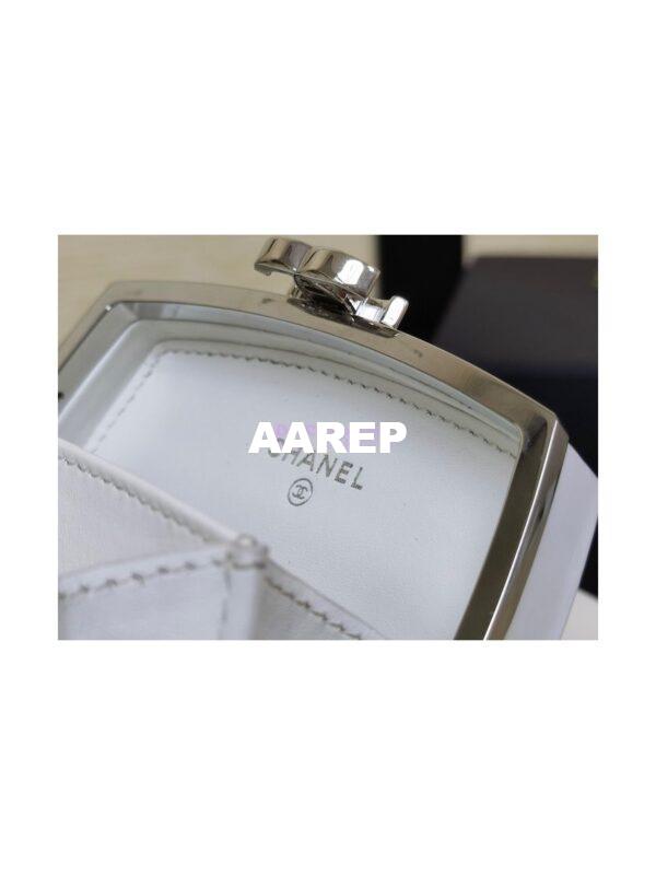 Replica Chanel Clutch With Chain in Lambskin AP2425 White 8