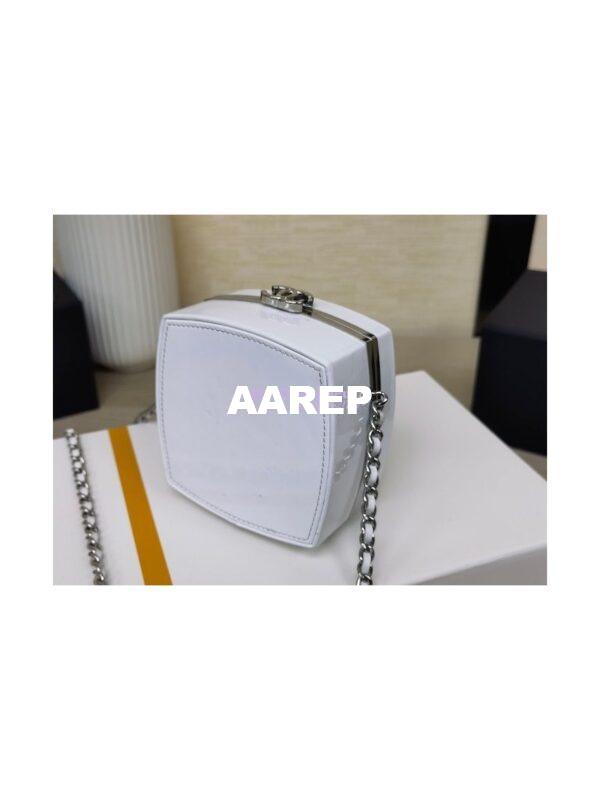 Replica Chanel Clutch With Chain in Lambskin AP2425 White 11