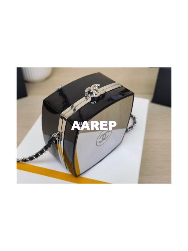 Replica Chanel Clutch With Chain in Lambskin AP2425 Black 5