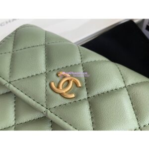 Replica Chanel Waist Bag With CC Details On Strap AP1465 Matcha 2