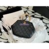 Replica Chanel Mini Classic Flap CF Bag Lambskin 17cm in Yellow 2