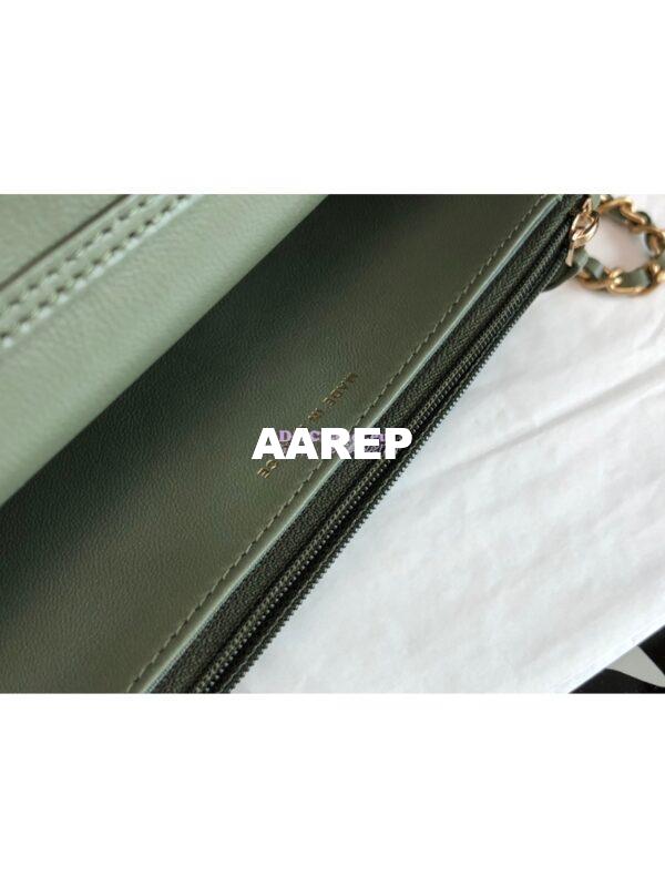 Replica Chanel WOC With CC Details On Strap AP1450 in Lambskin Matcha 8