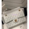 Replica Chanel Small Classic Double Flap Bag 23cm Lambskin Beige