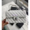 Replica Chanel Small Classic Double Flap Bag 23cm Caviar Beige