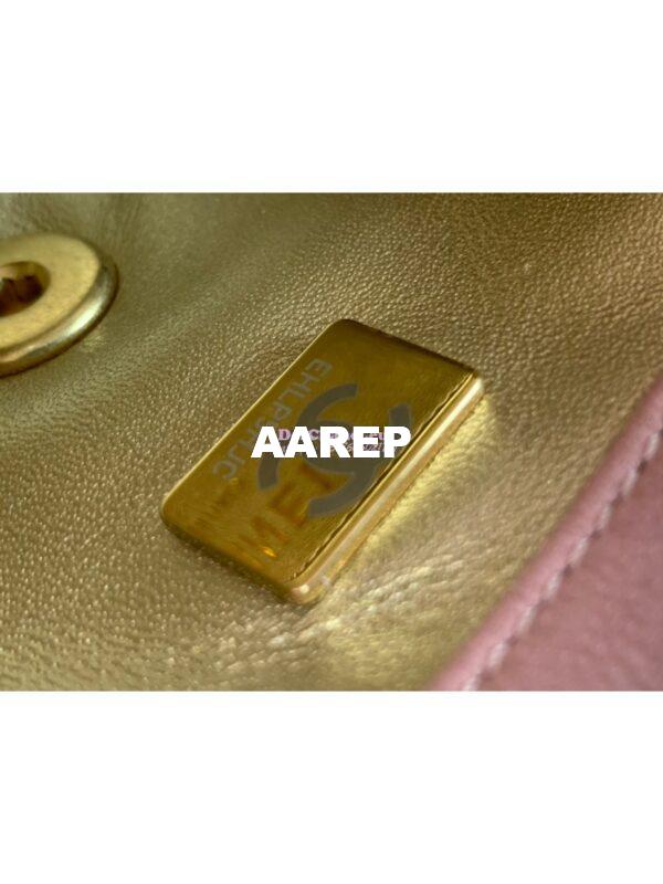 Replica Chanel Lambskin Charm Strap Flap Bag AS1787 Baby Pink (Limited) 9