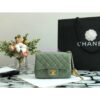 Replica Chanel Lambskin Charm Strap Flap Bag AS1787 Yam (Limited)