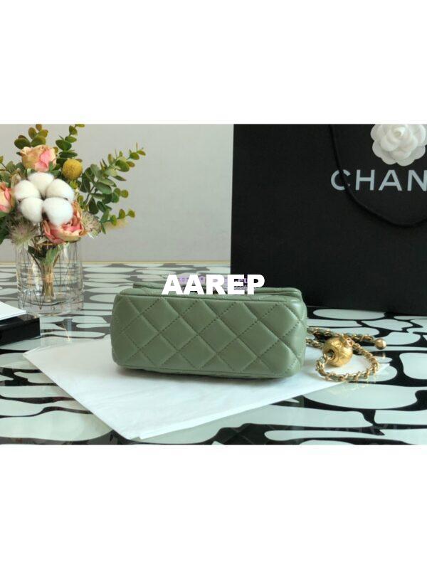 Replica Chanel Lambskin Flap Bag AS1786 Matcha (Limited) 8