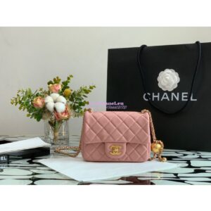 Replica Chanel Lambskin Flap Bag AS1786 Baby Pink (Limited)