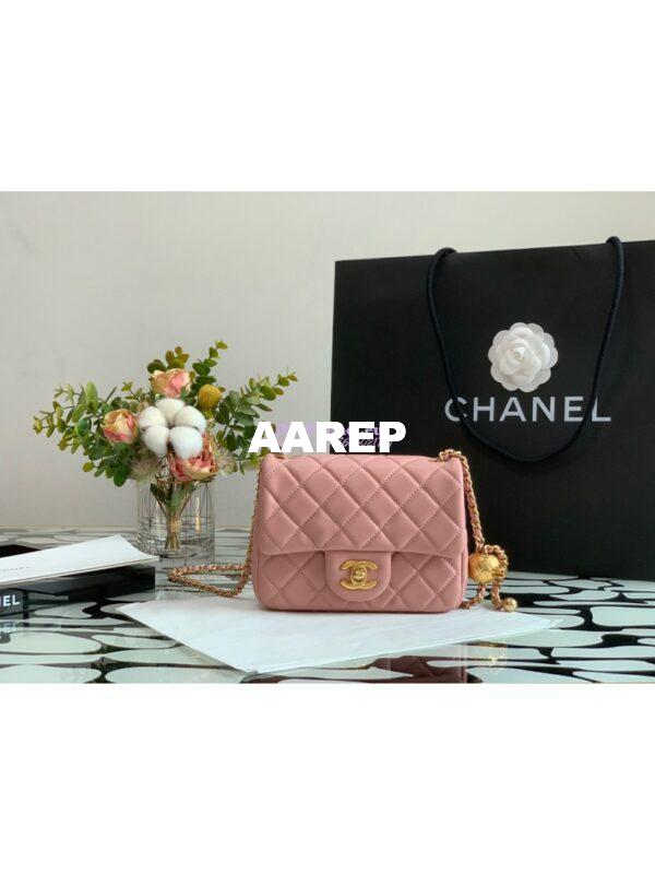 Replica Chanel Lambskin Flap Bag AS1786 Baby Pink (Limited) 3