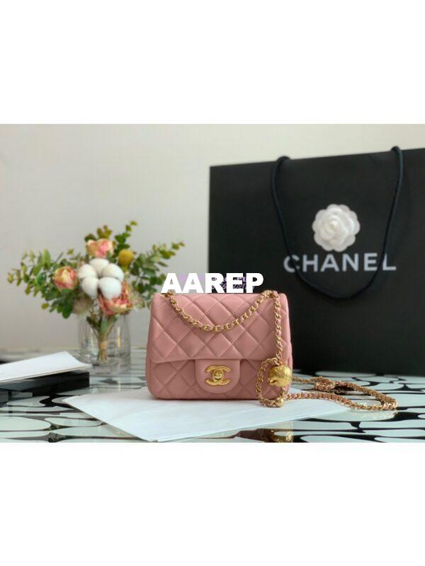 Replica Chanel Lambskin Flap Bag AS1786 Baby Pink (Limited) 4
