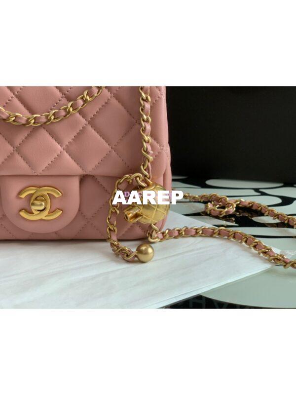 Replica Chanel Lambskin Flap Bag AS1786 Baby Pink (Limited) 5