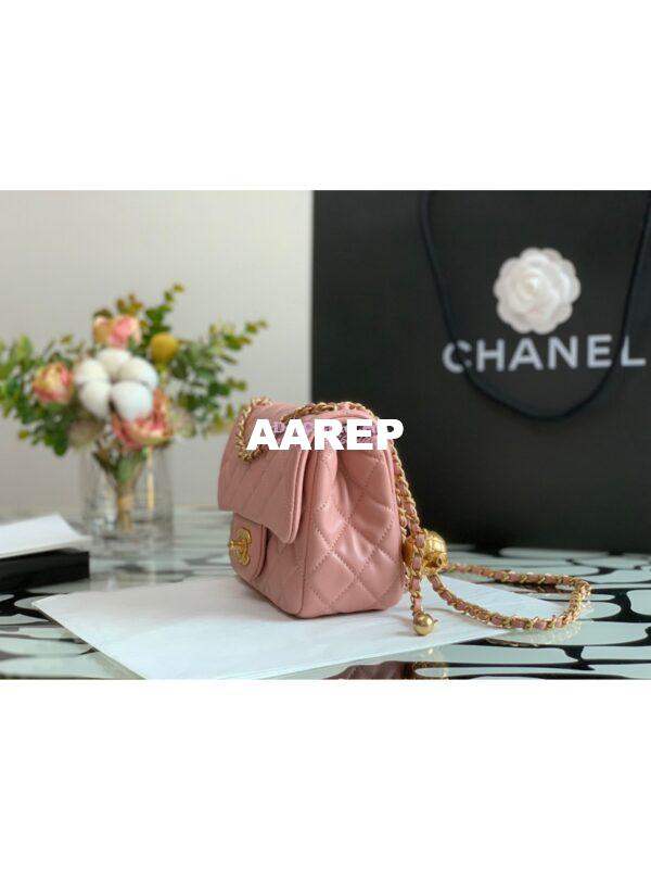 Replica Chanel Lambskin Flap Bag AS1786 Baby Pink (Limited) 6