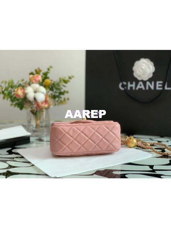 Replica Chanel Lambskin Flap Bag AS1786 Baby Pink (Limited) 7