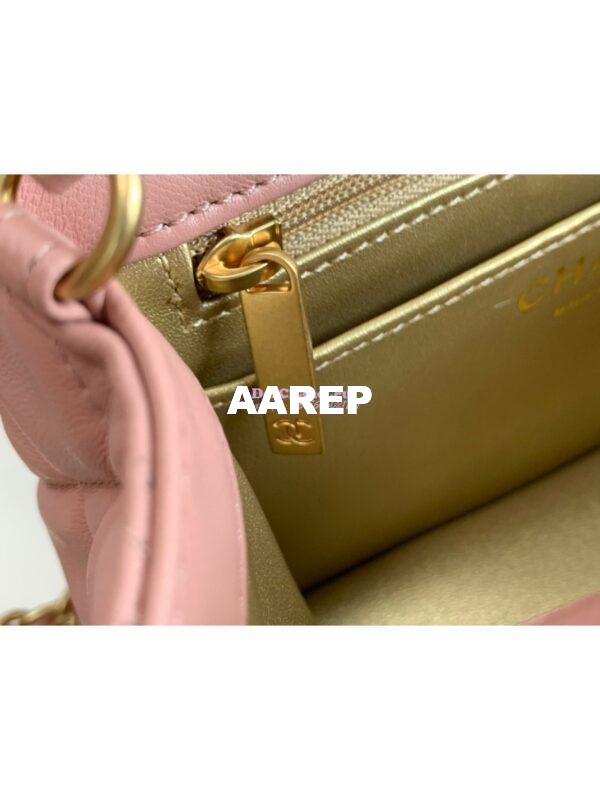 Replica Chanel Lambskin Flap Bag AS1786 Baby Pink (Limited) 10