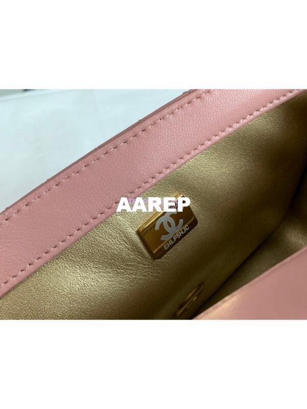 Replica Chanel Lambskin Flap Bag AS1786 Baby Pink (Limited) 11