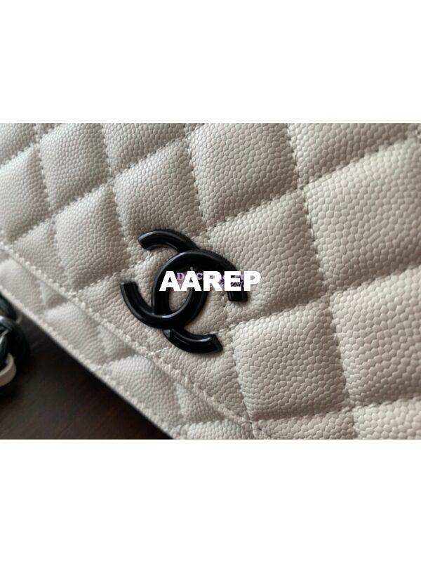 Replica Chanel My Everything Wallet on Chain Bag WOC White AP1954 4
