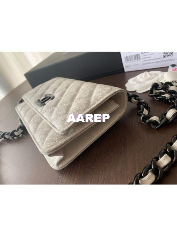 Replica Chanel My Everything Wallet on Chain Bag WOC White AP1954 5